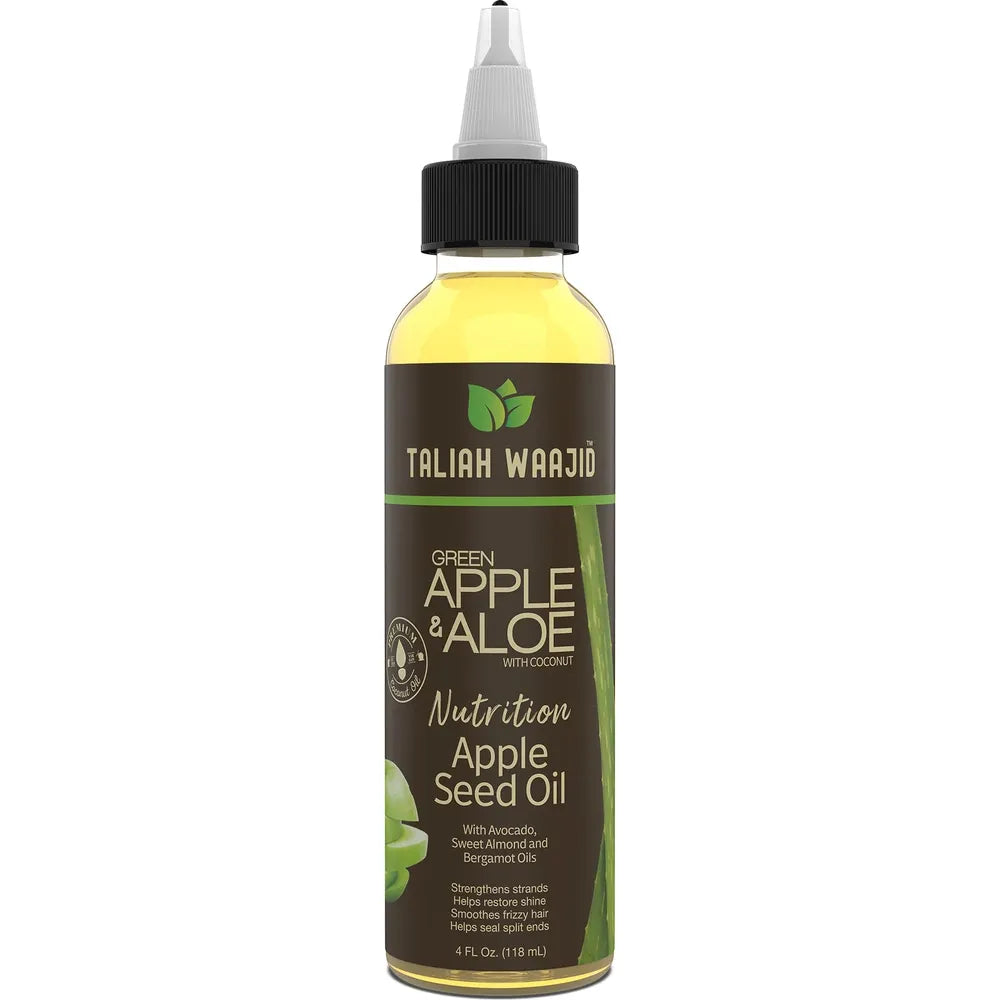 Taliah Waajid Green Apple & Aloe Nutrition Apple Seed Oil - 4 Oz | Shine, Strength & Scalp Love! - Beauty Exchange Beauty Supply