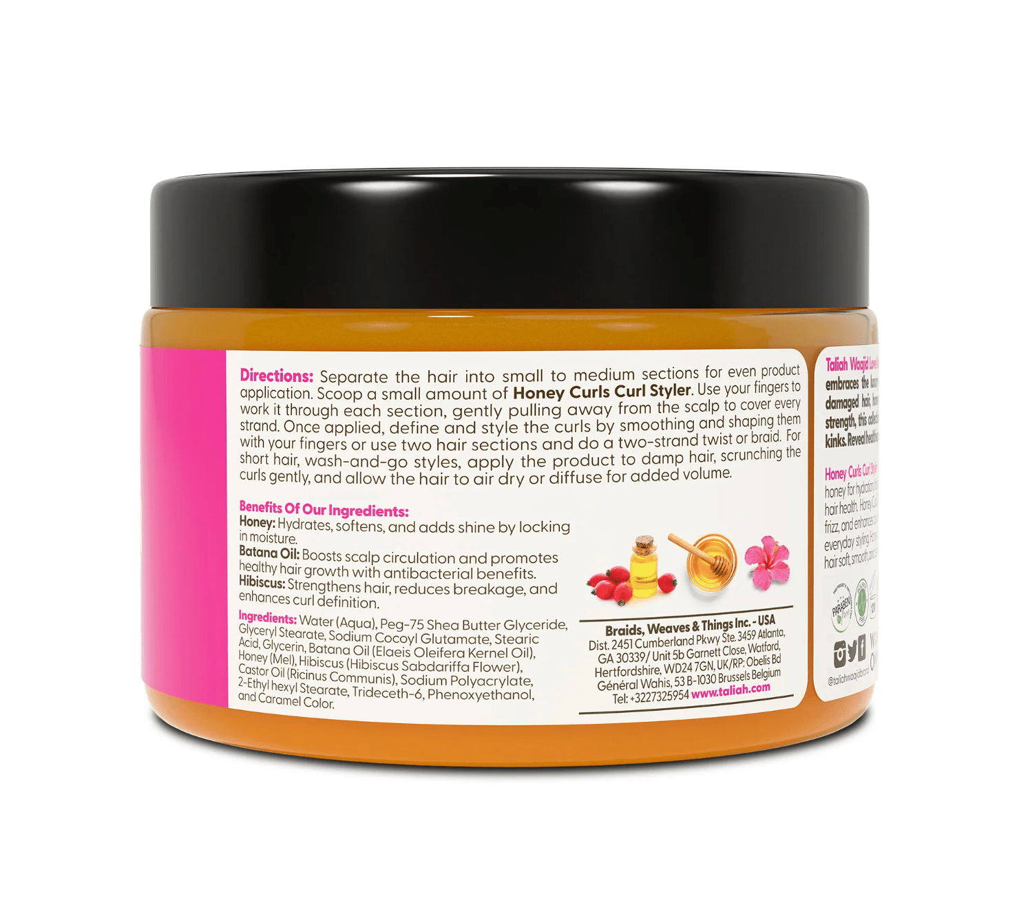 Taliah Waajid Honey Curls Curl Styler – 12 oz - Beauty Exchange Beauty Supply