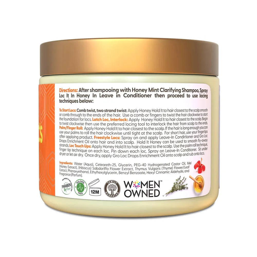 Taliah Waajid Honey Hold It Locs & Twists Gel – 16oz - Beauty Exchange Beauty Supply