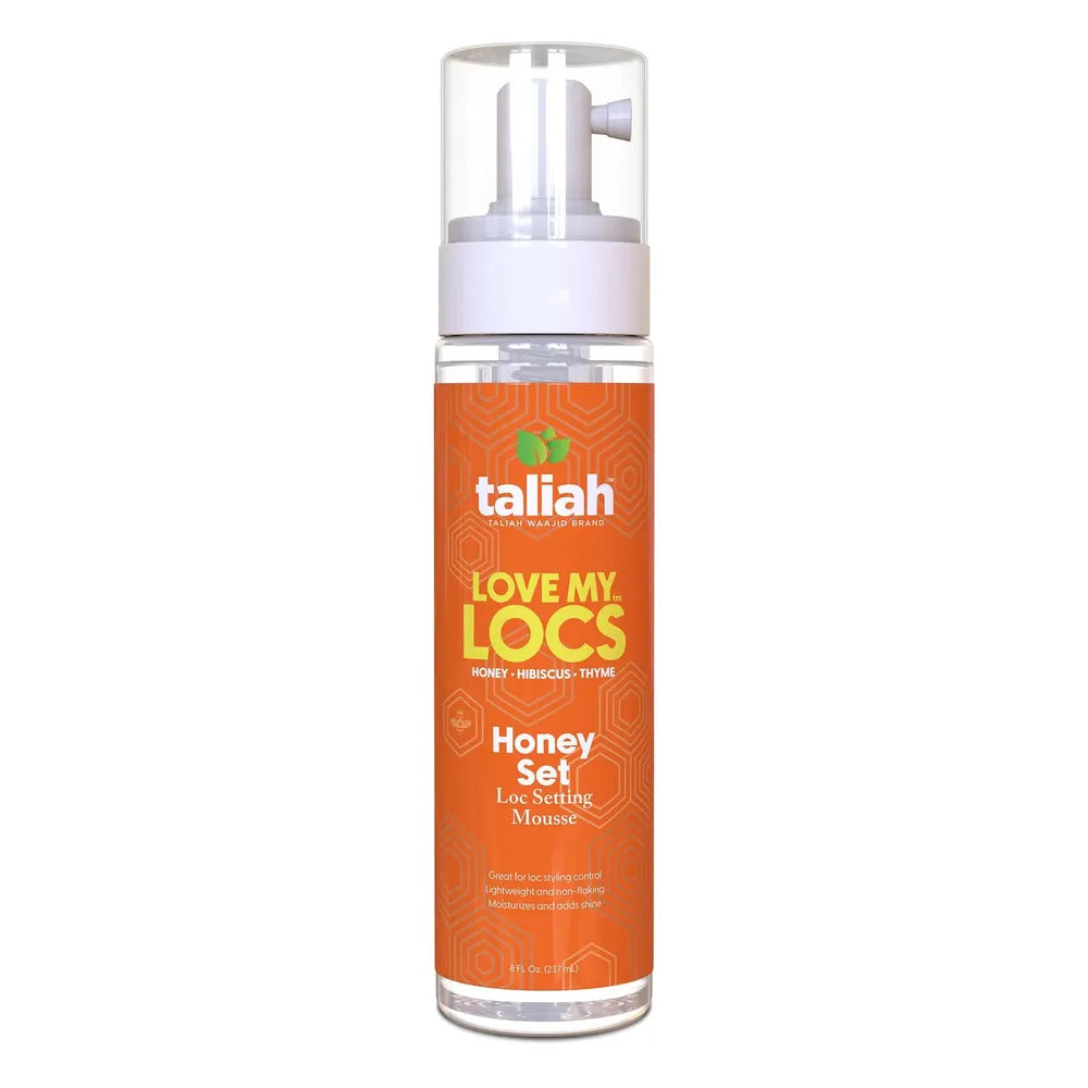 Taliah Waajid Honey Set Loc Setting Mousse – 8oz - Beauty Exchange Beauty Supply