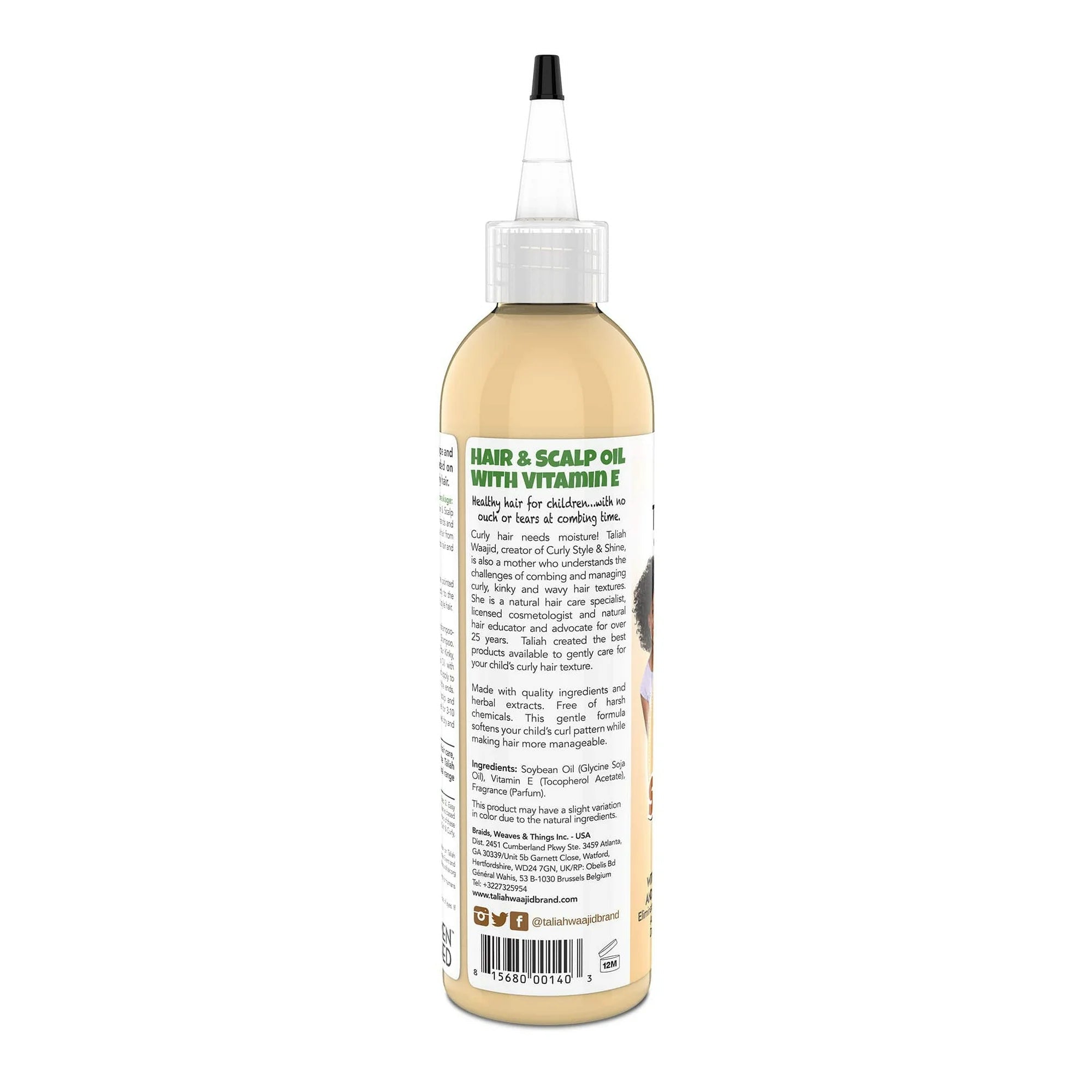Taliah Waajid Kinky Wavy Natural Hair Scalp Oil – 8 oz - Beauty Exchange Beauty Supply