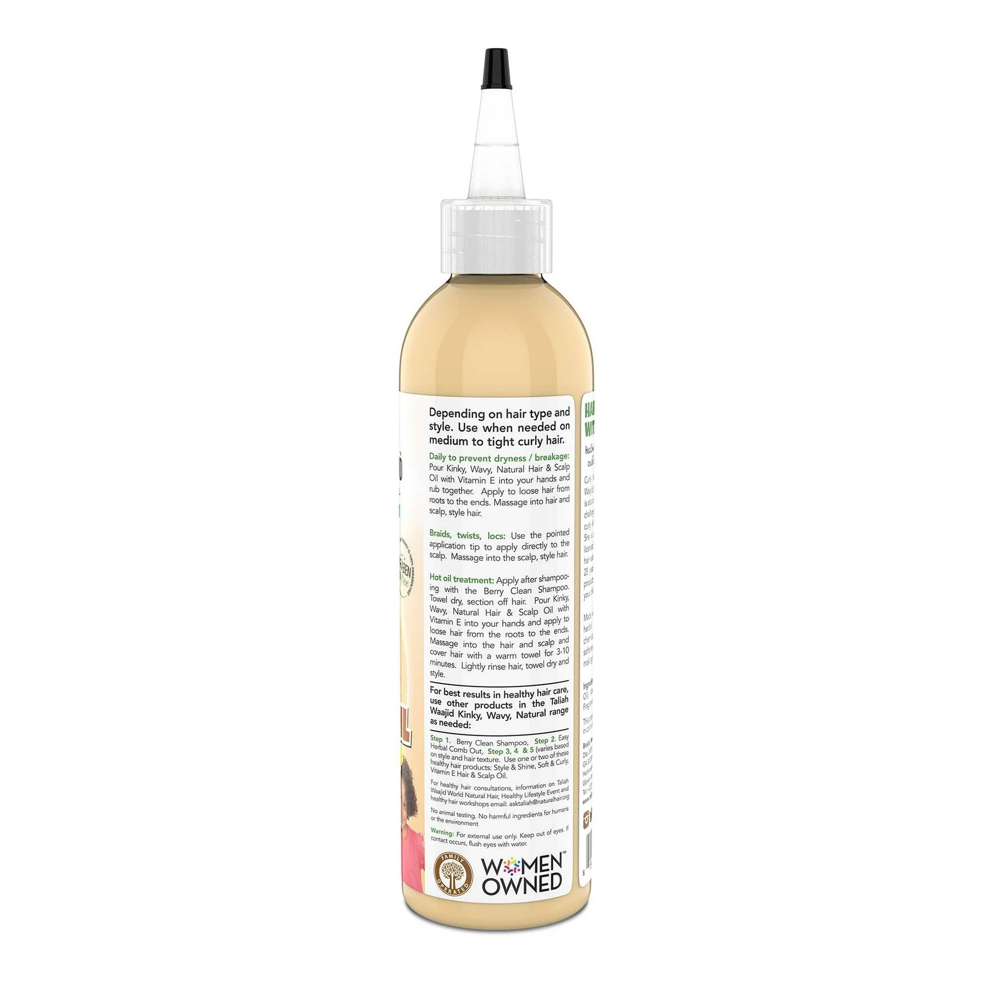 Taliah Waajid Kinky Wavy Natural Hair Scalp Oil – 8 oz - Beauty Exchange Beauty Supply