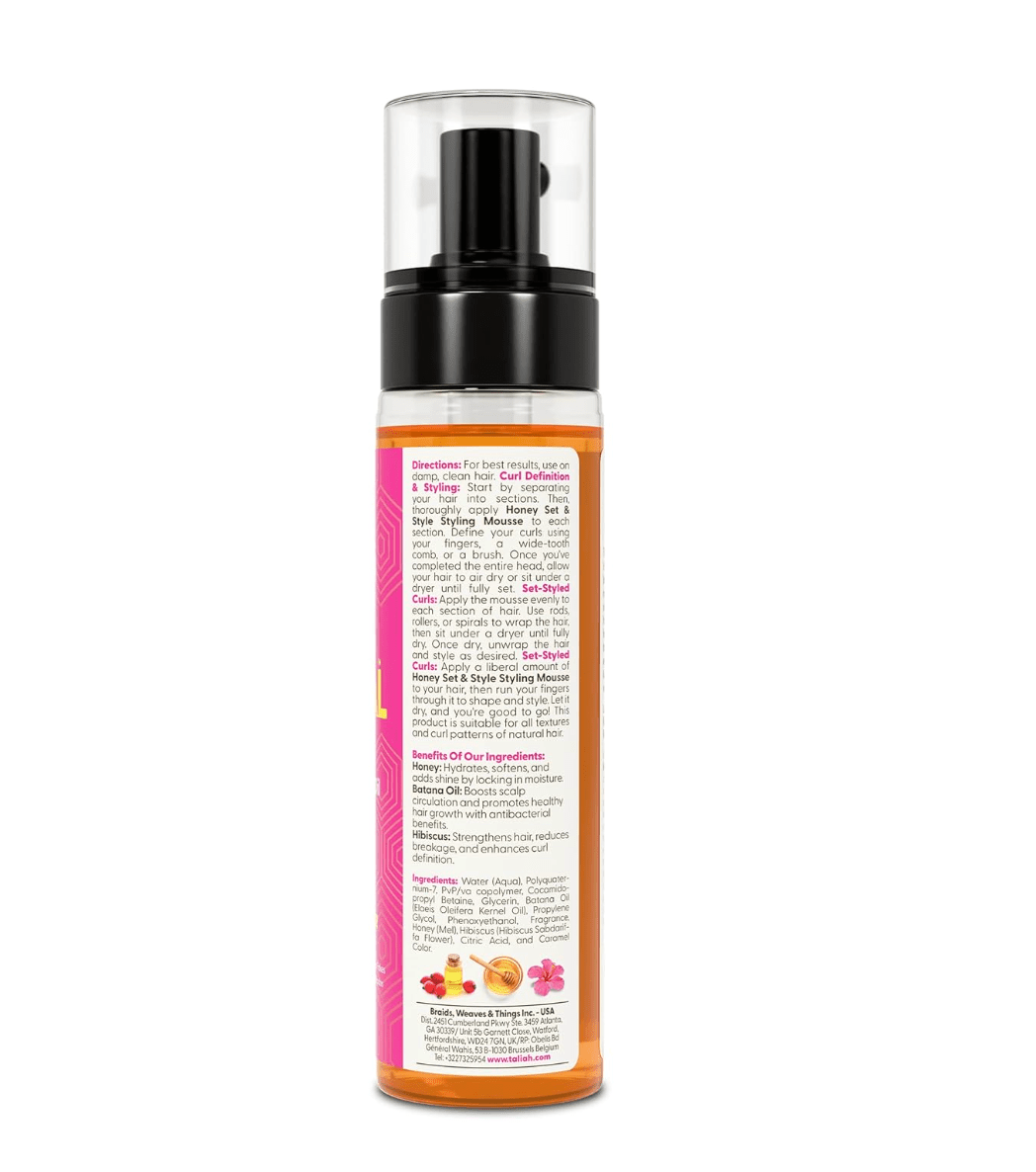 Taliah Waajid Setting Mousse – 8oz - Beauty Exchange Beauty Supply
