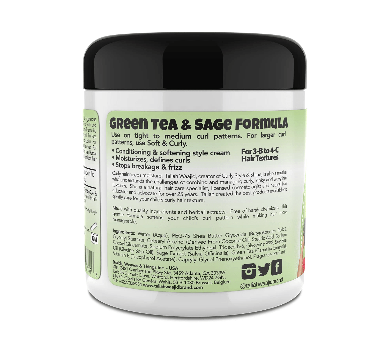 Taliah Wajid Herbal Style & Shine – 6oz - Beauty Exchange Beauty Supply