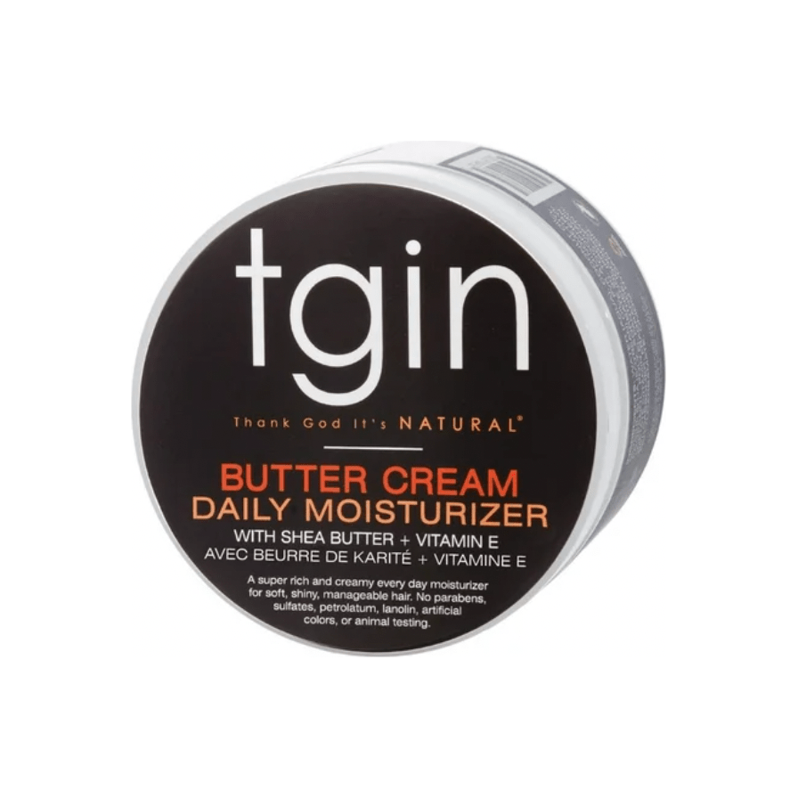 tgin Butter Cream Daily Moisturizer for Curly, Coily and Wavy Hair, Rich Moisture for Dry Hair and Defined Curls, 12 oz - Beauty Exchange Beauty Supply