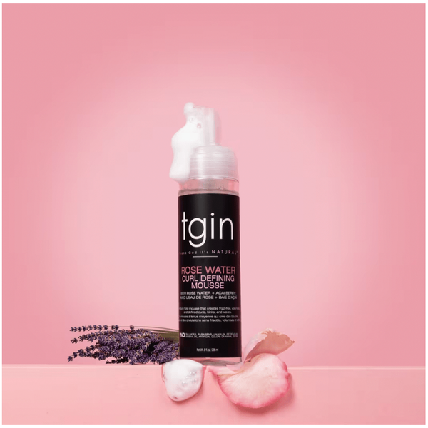 tgin Rose Water Defining Mousse – 8 fl oz
