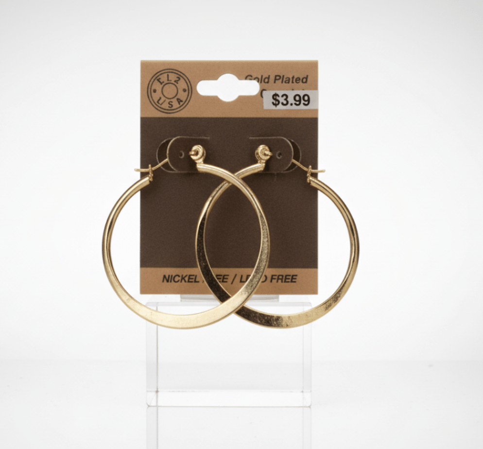 The C&L Fashion Jewelry Pincatch Earrings - Gold - Beauty Exchange Beauty Supply