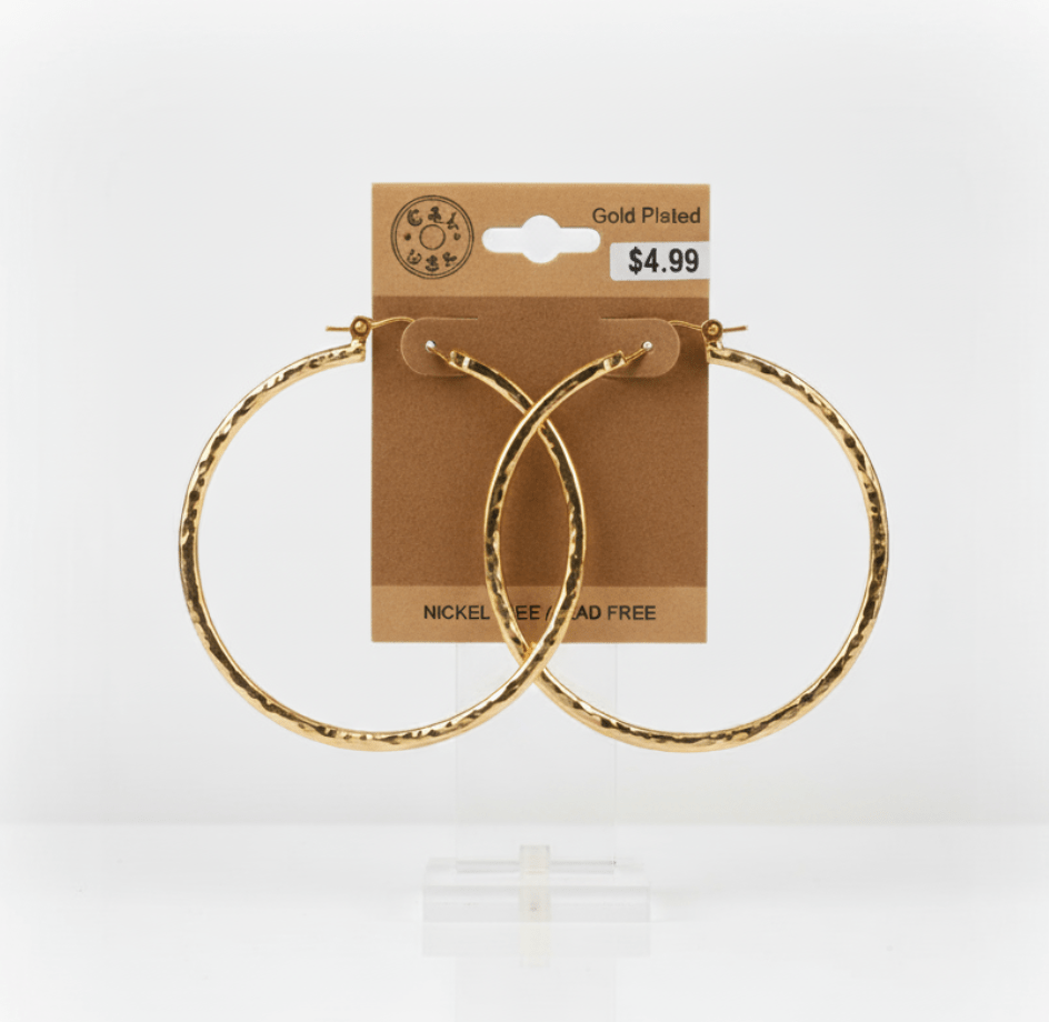 The C&L Fashion Jewelry Pincatch Earrings - Gold - Beauty Exchange Beauty Supply