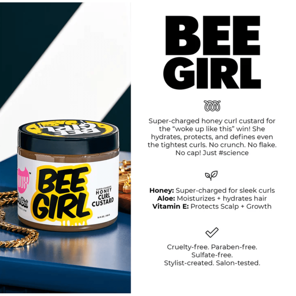 The Doux BG Bee Girl Curl Custard – 16oz - Beauty Exchange Beauty Supply