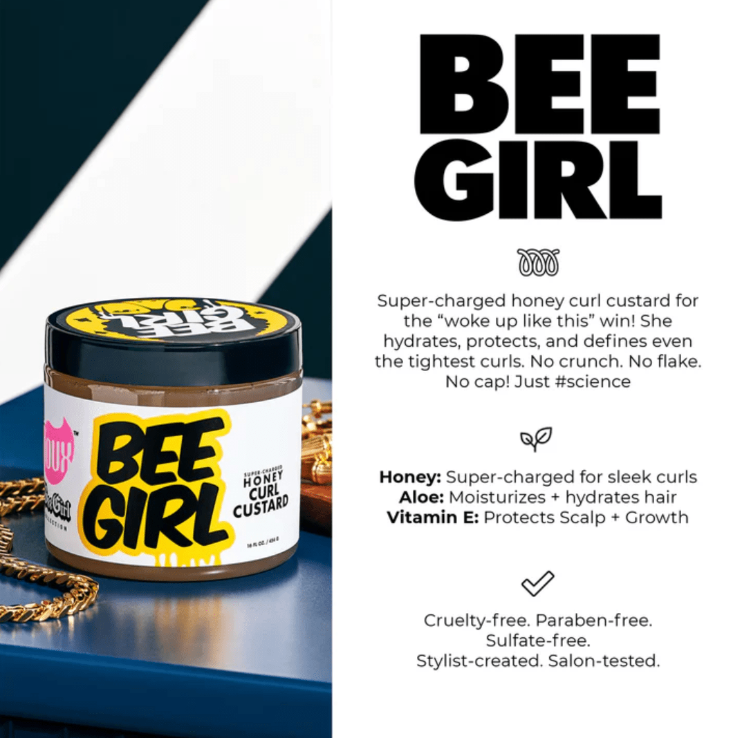 The Doux BG Bee Girl Curl Custard – 16oz - Beauty Exchange Beauty Supply