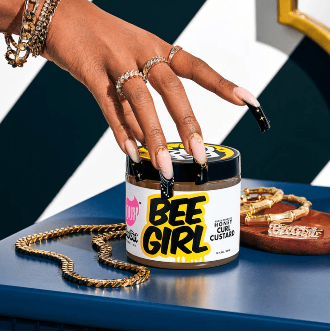 The Doux BG Bee Girl Curl Custard – 16oz - Beauty Exchange Beauty Supply