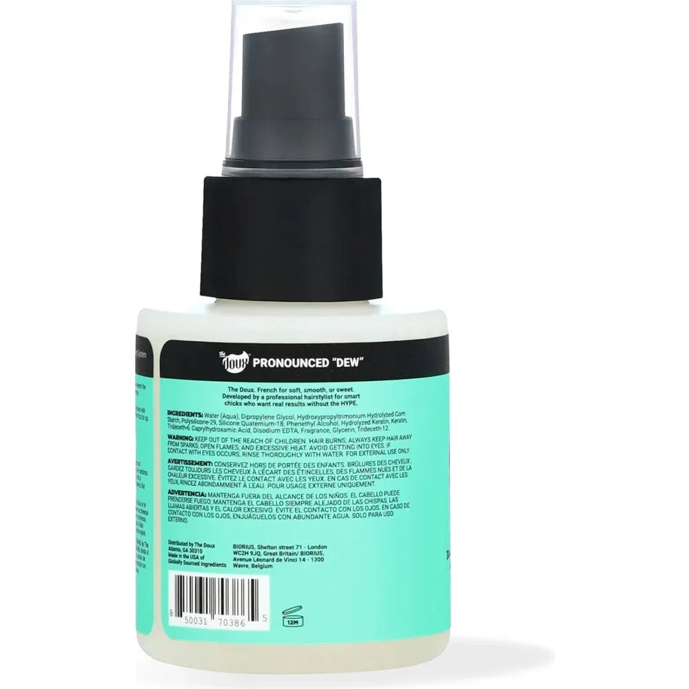 The Doux Silent Treatment – 30 - Day Humidity Shield – 2 fl oz Humidity Blocker • Frizz Fighter • Heat Protection & Shine Booster - Beauty Exchange Beauty Supply