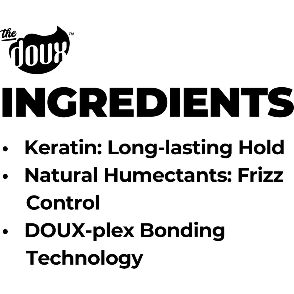 The Doux Silent Treatment – 30 - Day Humidity Shield – 2 fl oz Humidity Blocker • Frizz Fighter • Heat Protection & Shine Booster - Beauty Exchange Beauty Supply