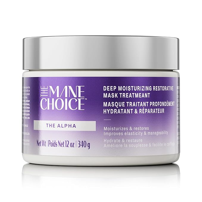 The Mane Choice The Alpha Green Tea & Carrot Restorative Mask – 12 oz - Beauty Exchange Beauty Supply