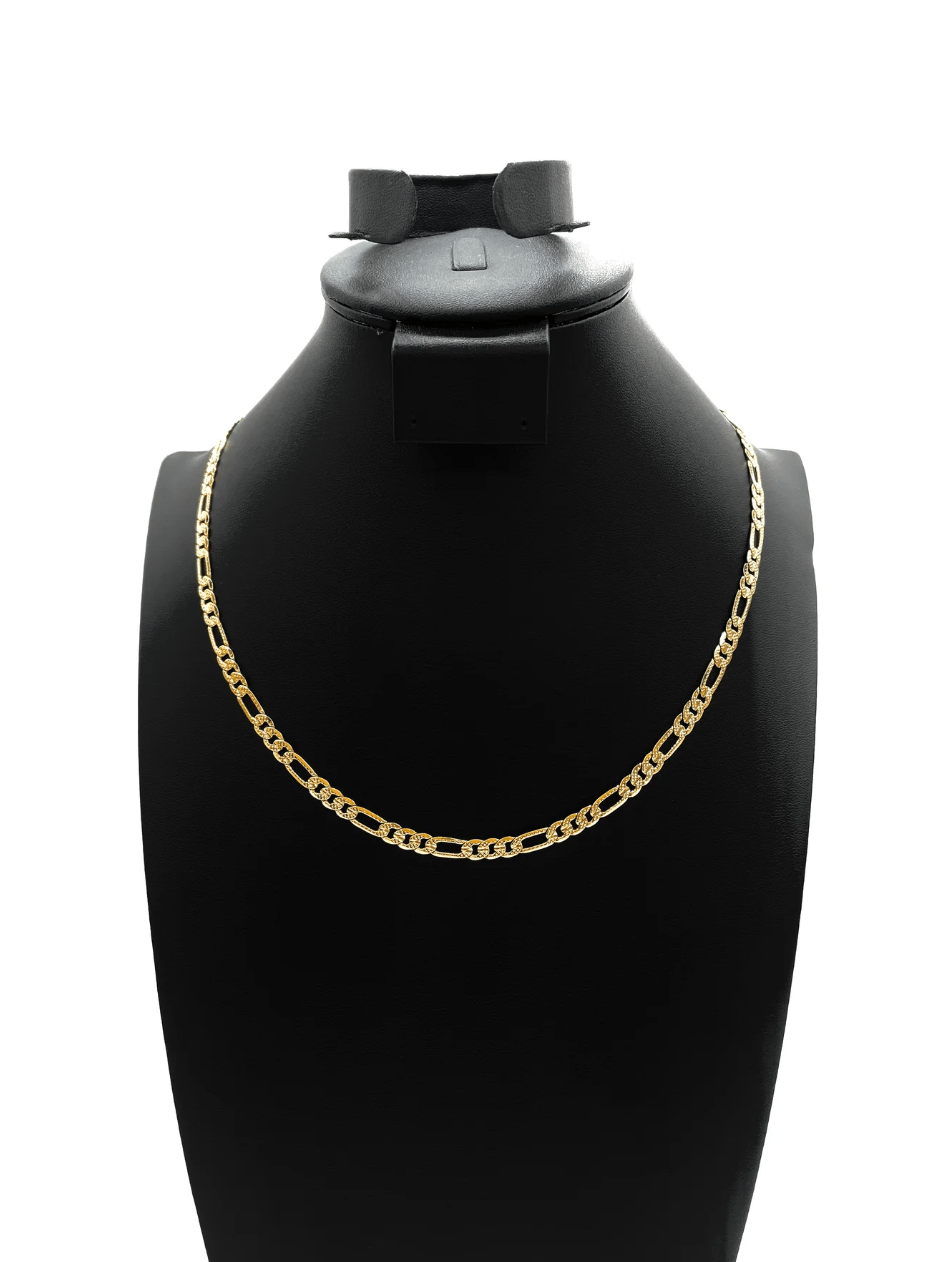 The One Jewelry 14K Chain Flat Cuban Necklace - Gold - Beauty Exchange Beauty Supply
