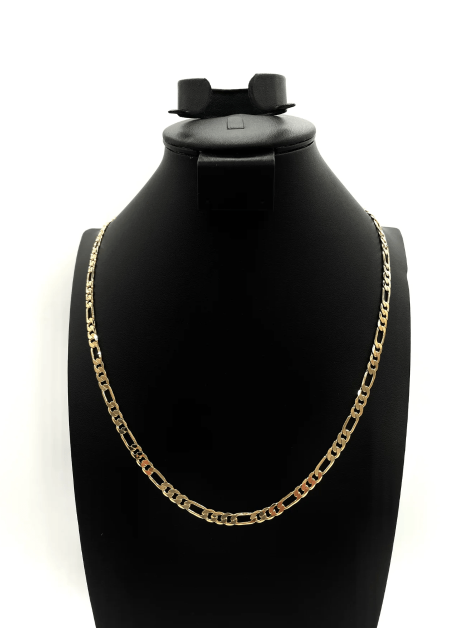 The One Jewelry 14K Chain Flat Cuban Necklace - Gold - Beauty Exchange Beauty Supply