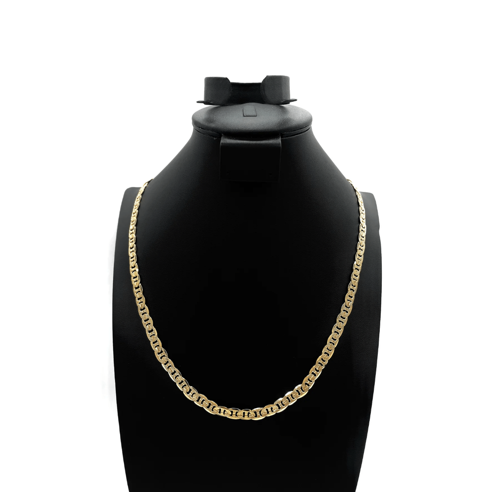 The One Jewelry 14K Chain Flat Cuban Necklace - Gold - Beauty Exchange Beauty Supply