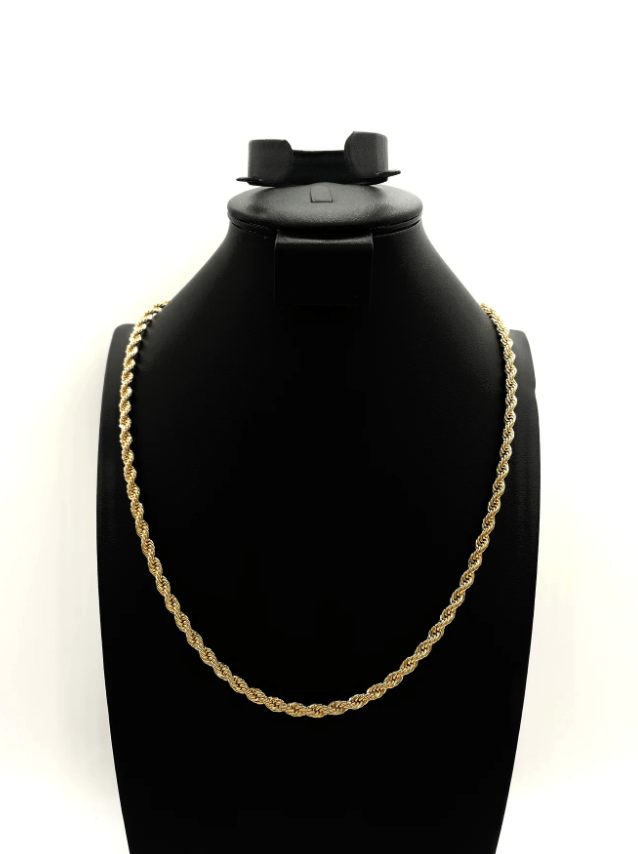 The One Jewelry 14K Chain Flat Cuban Necklace - Gold - Beauty Exchange Beauty Supply