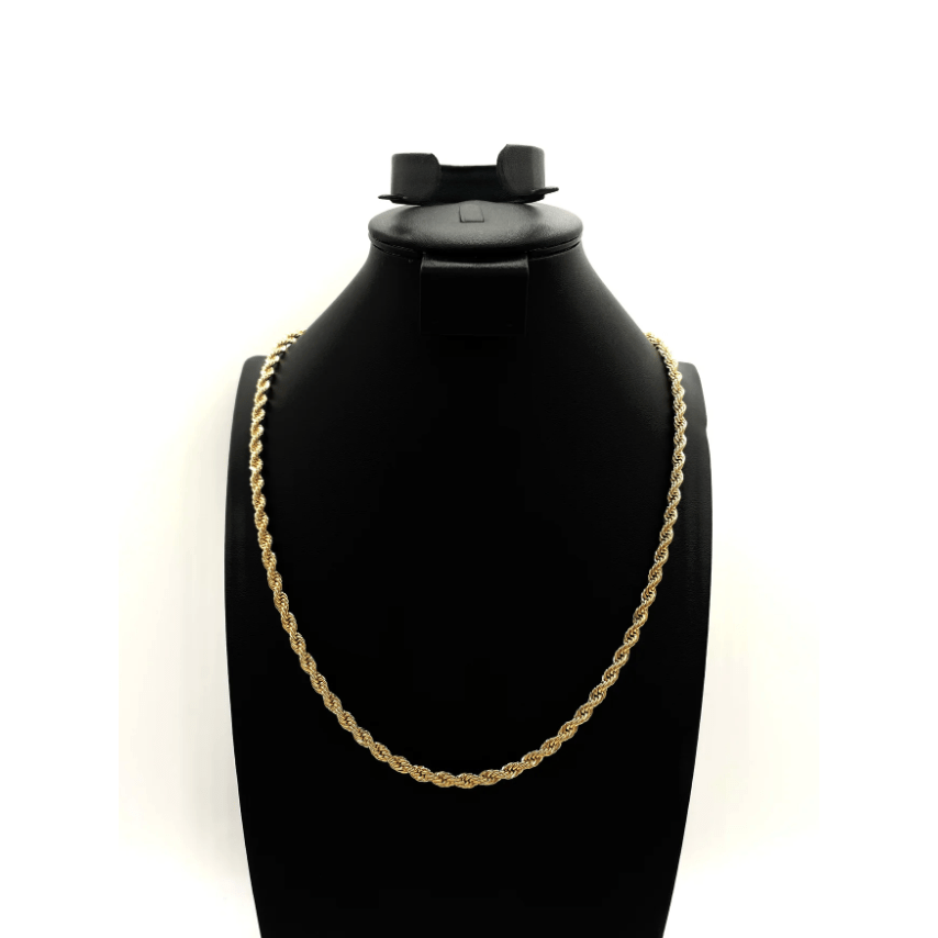 The One Jewelry 14K Chain Flat Cuban Necklace - Gold - Beauty Exchange Beauty Supply