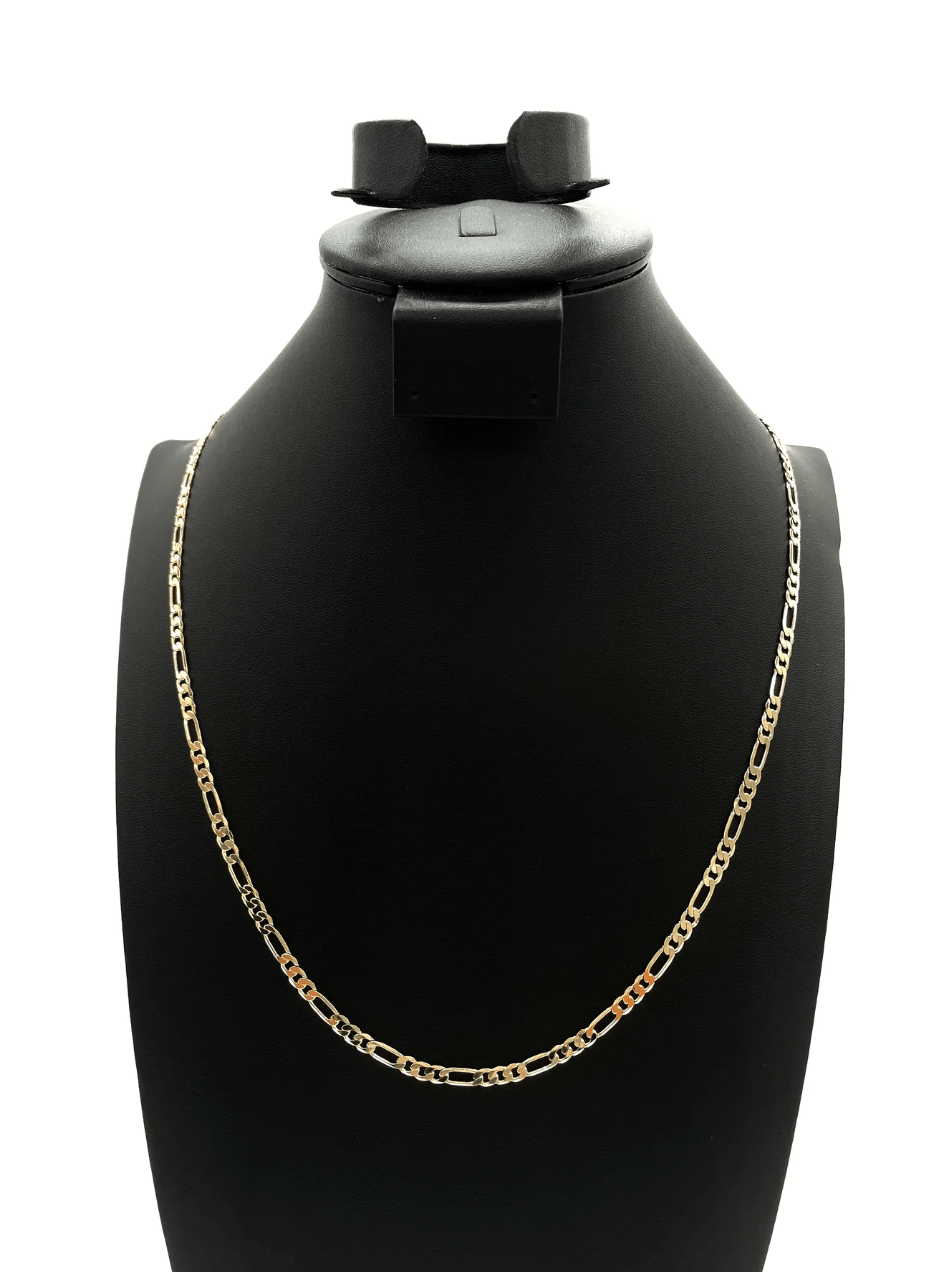 The One Jewelry 14K Chain Flat Cuban Necklace - Gold - Beauty Exchange Beauty Supply