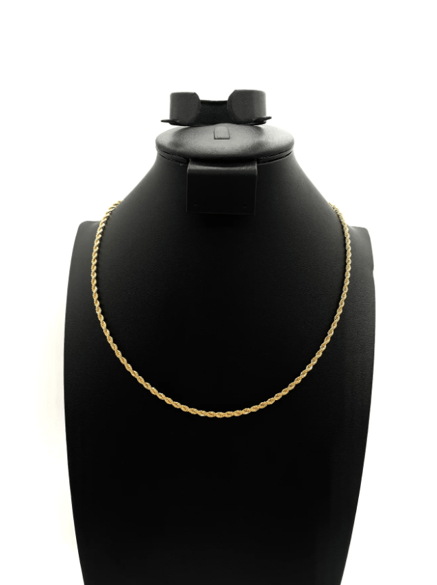 The One Jewelry 14K Chain Flat Cuban Necklace - Gold - Beauty Exchange Beauty Supply