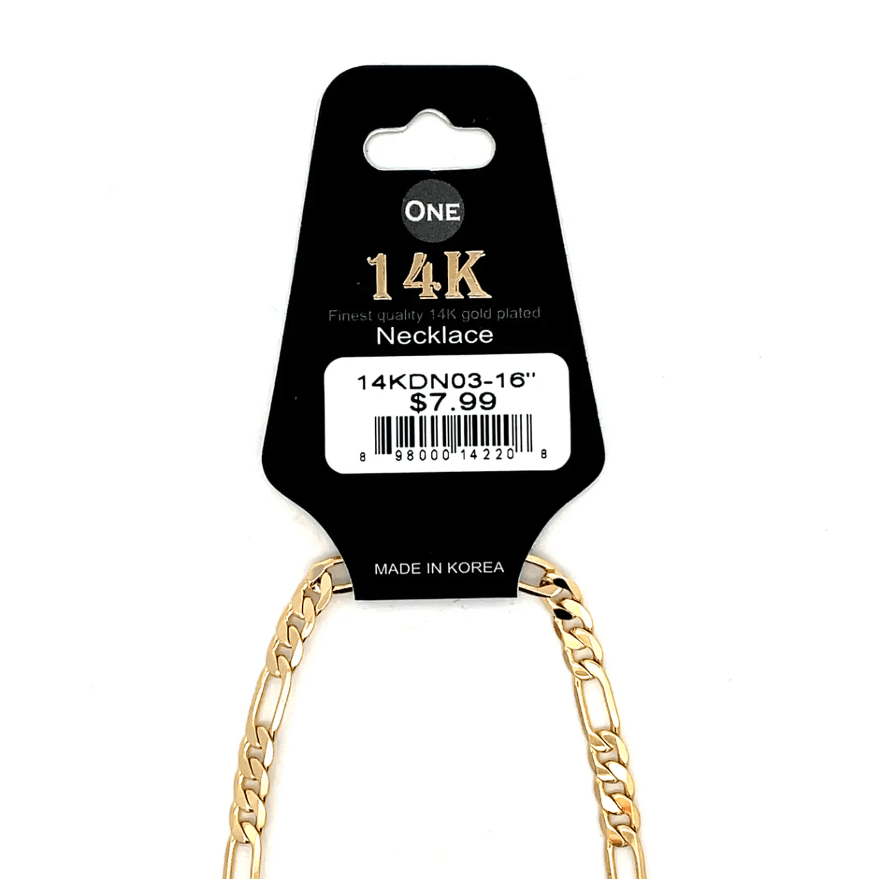 The One Jewelry 14K Kids Chain Necklace - Gold - Beauty Exchange Beauty Supply