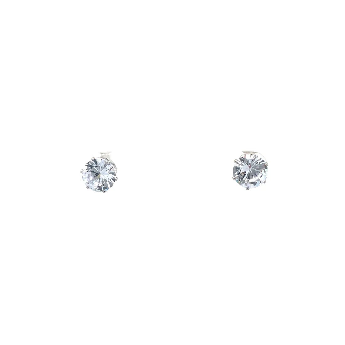 The One Jewelry Cubic Zirconia Round Earrings - Beauty Exchange Beauty Supply