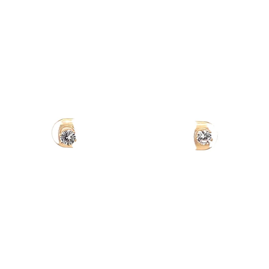 The One Jewelry Cubic Zirconia Round Earrings - Beauty Exchange Beauty Supply