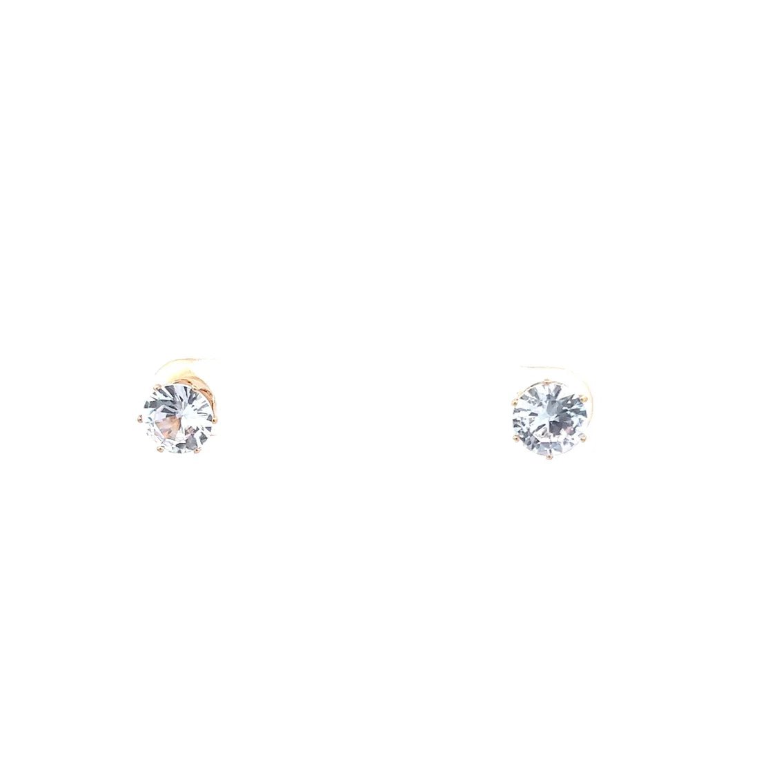 The One Jewelry Cubic Zirconia Round Earrings - Beauty Exchange Beauty Supply