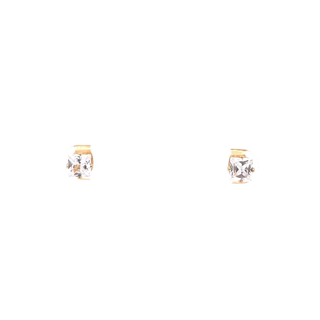 The One Jewelry Cubic Zirconia Square Earrings - Beauty Exchange Beauty Supply