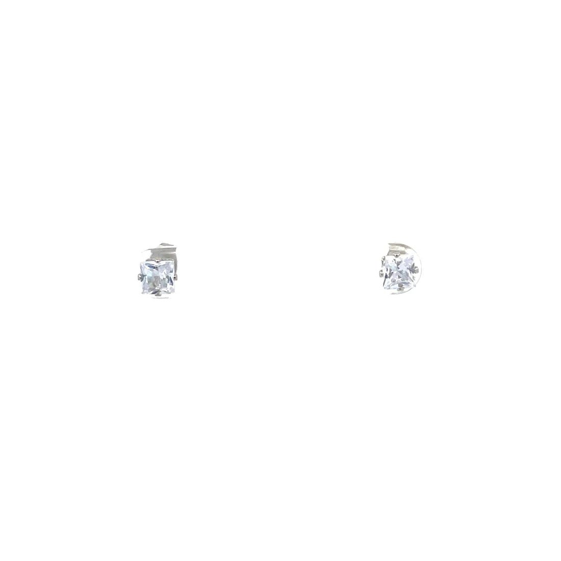 The One Jewelry Cubic Zirconia Square Earrings - Beauty Exchange Beauty Supply