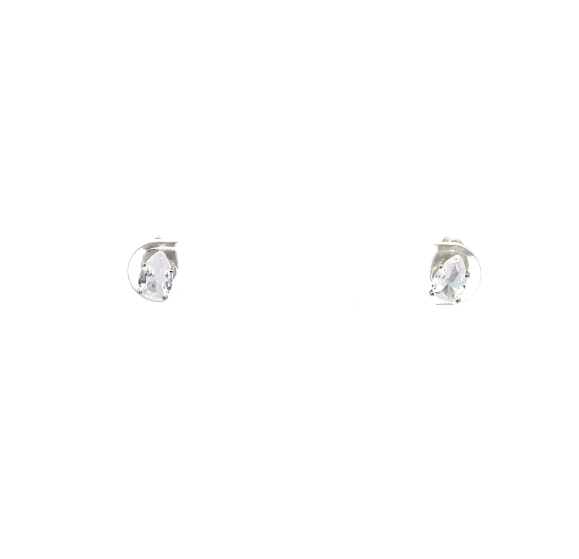 The One Jewelry Floor Cubic Zirconia Earrings - Pear - Beauty Exchange Beauty Supply