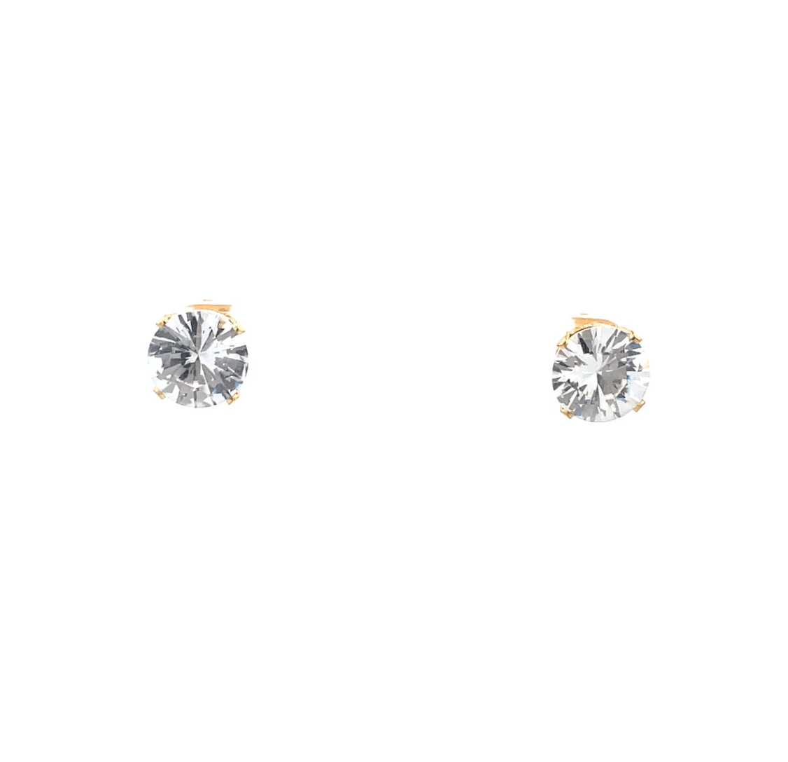 The One Jewelry Floor Cubic Zirconia Earrings - Round - Beauty Exchange Beauty Supply