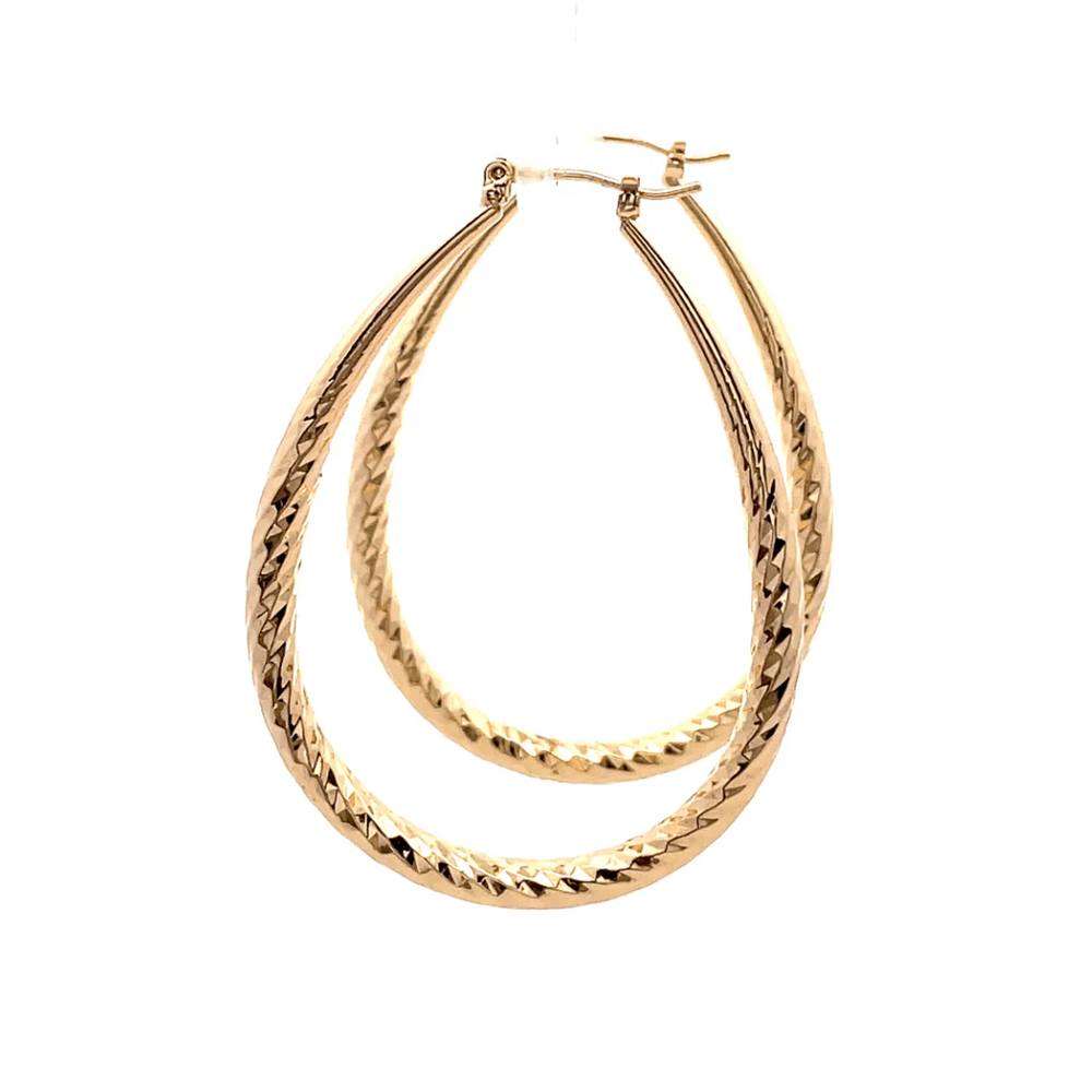 The One Jewelry Hollow Design Earring - Oval - Beauty Exchange Beauty Supply