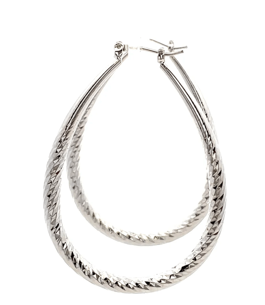 The One Jewelry Hollow Design Earring - Oval - Beauty Exchange Beauty Supply