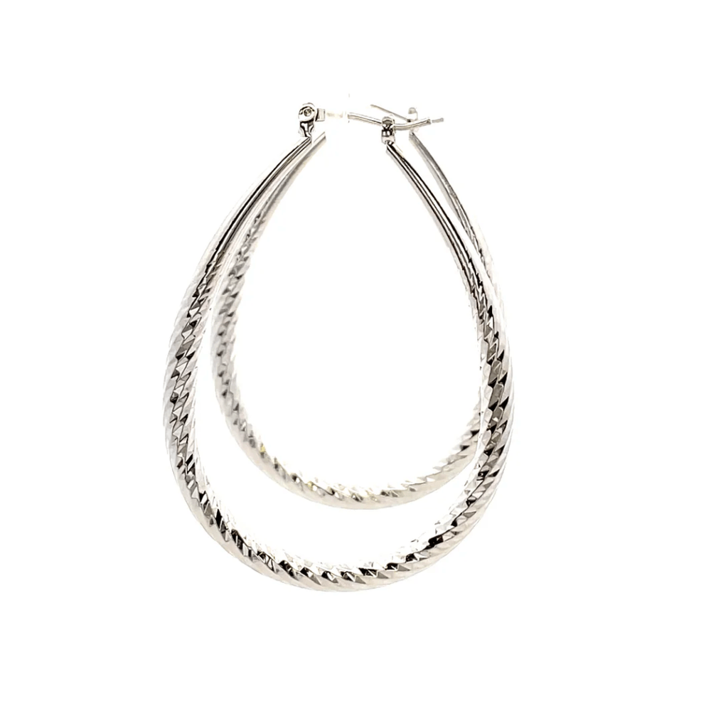 The One Jewelry Hollow Design Earring - Oval - Beauty Exchange Beauty Supply