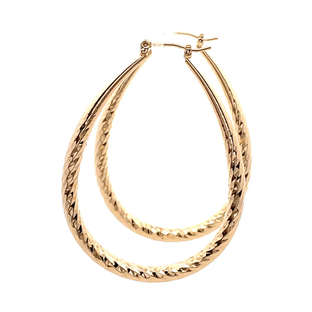 The One Jewelry Hollow Design Earring - Oval - Beauty Exchange Beauty Supply