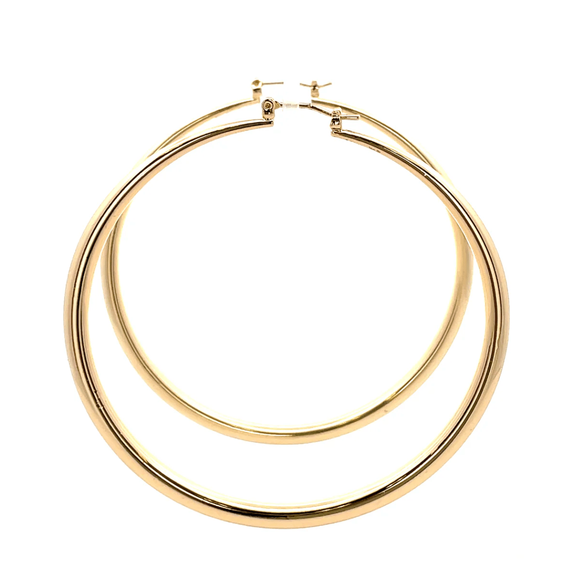 The One Jewelry Hollow Design Earring - Plain - Beauty Exchange Beauty Supply