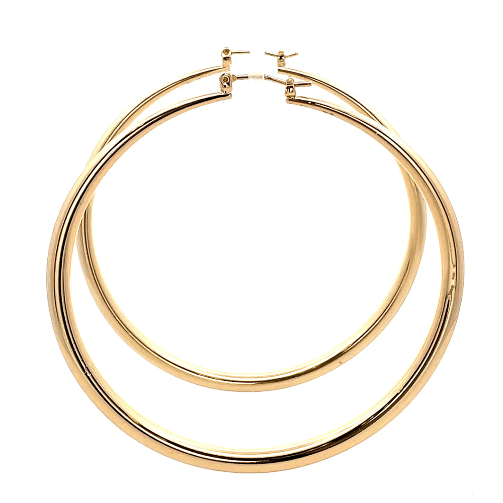 The One Jewelry Hollow Design Earring - Plain - Beauty Exchange Beauty Supply