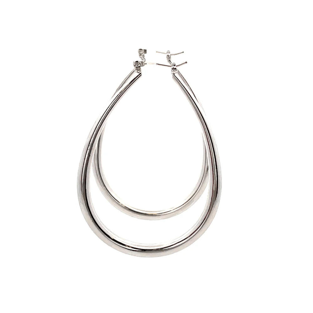 The One Jewelry Hollow Plain Design Earring - Oval - Beauty Exchange Beauty Supply
