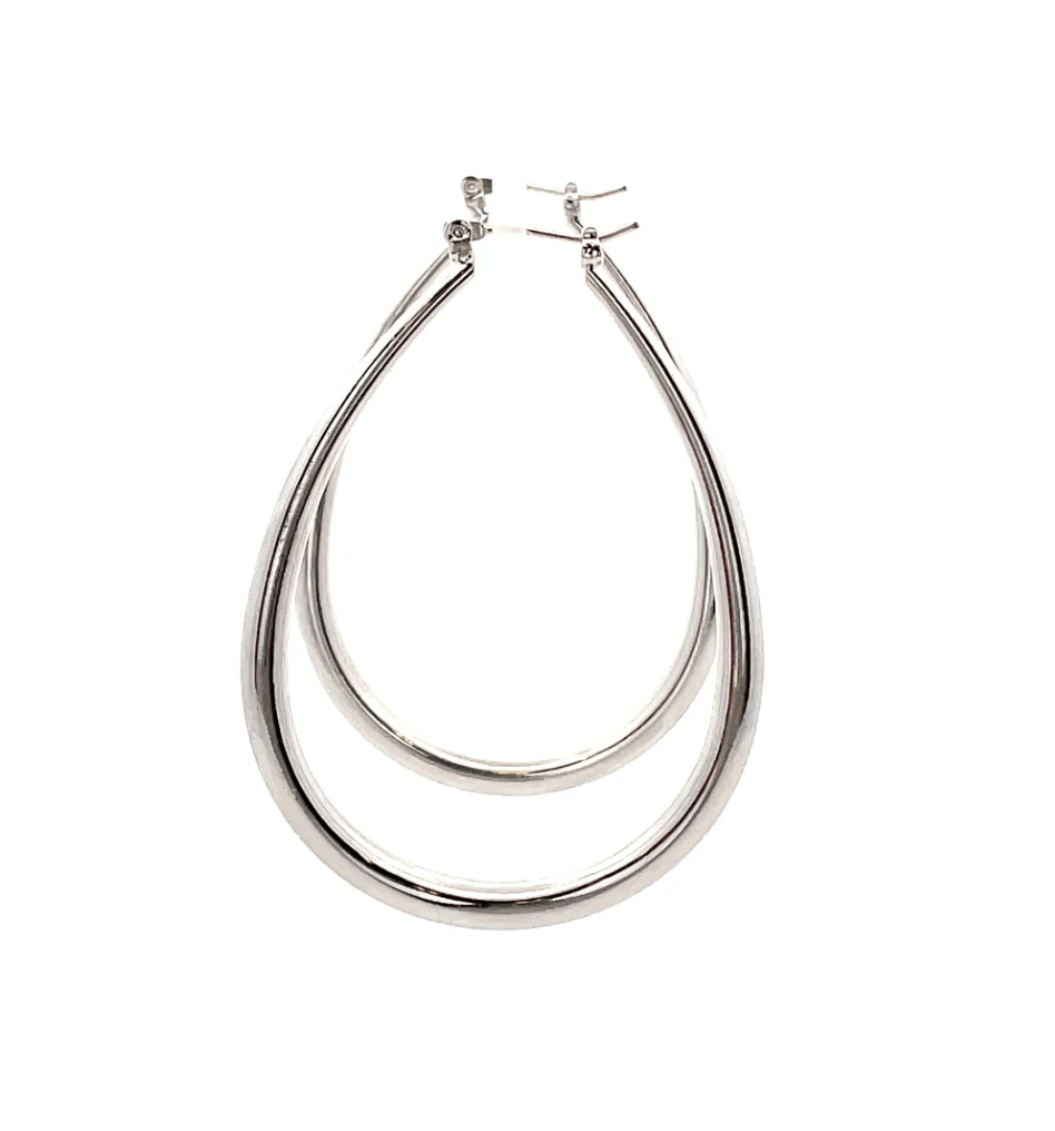 The One Jewelry Hollow Plain Design Earring - Oval - Beauty Exchange Beauty Supply