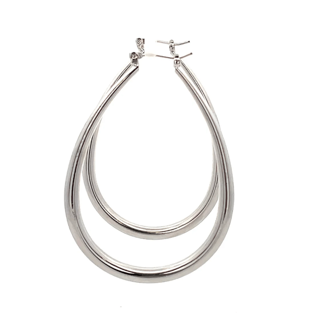The One Jewelry Hollow Plain Design Earring - Oval - Beauty Exchange Beauty Supply