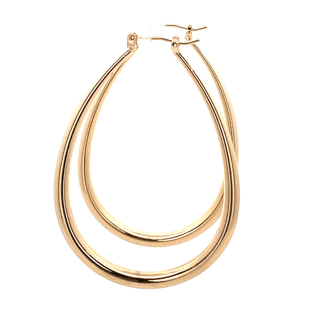 The One Jewelry Hollow Plain Design Earring - Oval - Beauty Exchange Beauty Supply