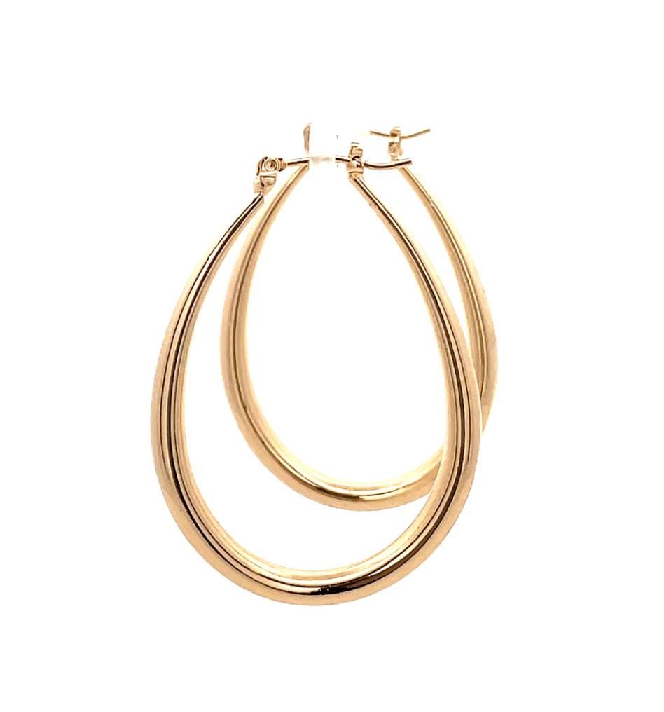 The One Jewelry Hollow Plain Design Earring - Oval - Beauty Exchange Beauty Supply