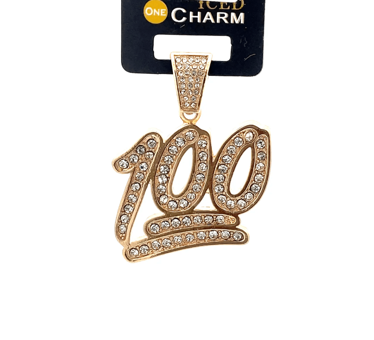 The One Jewelry Iced Charms - Gold Designs - Beauty Exchange Beauty Supply