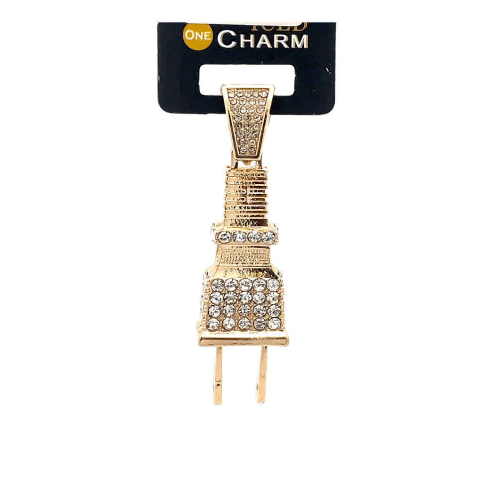 The One Jewelry Iced Charms - Gold Designs - Beauty Exchange Beauty Supply