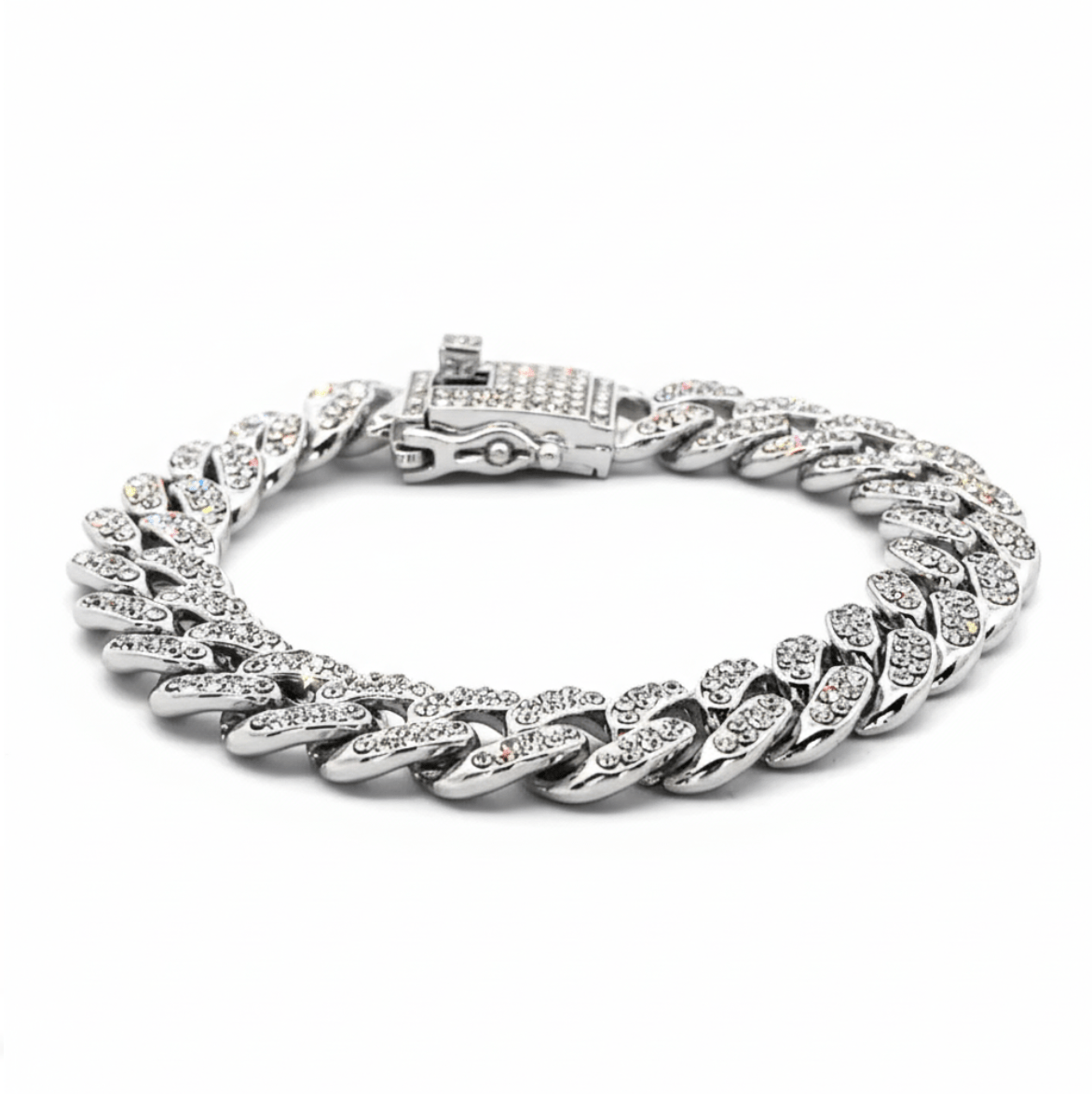 The One Jewelry Iced Out Diamond Bracelet - 8 Styles - Beauty Exchange Beauty Supply