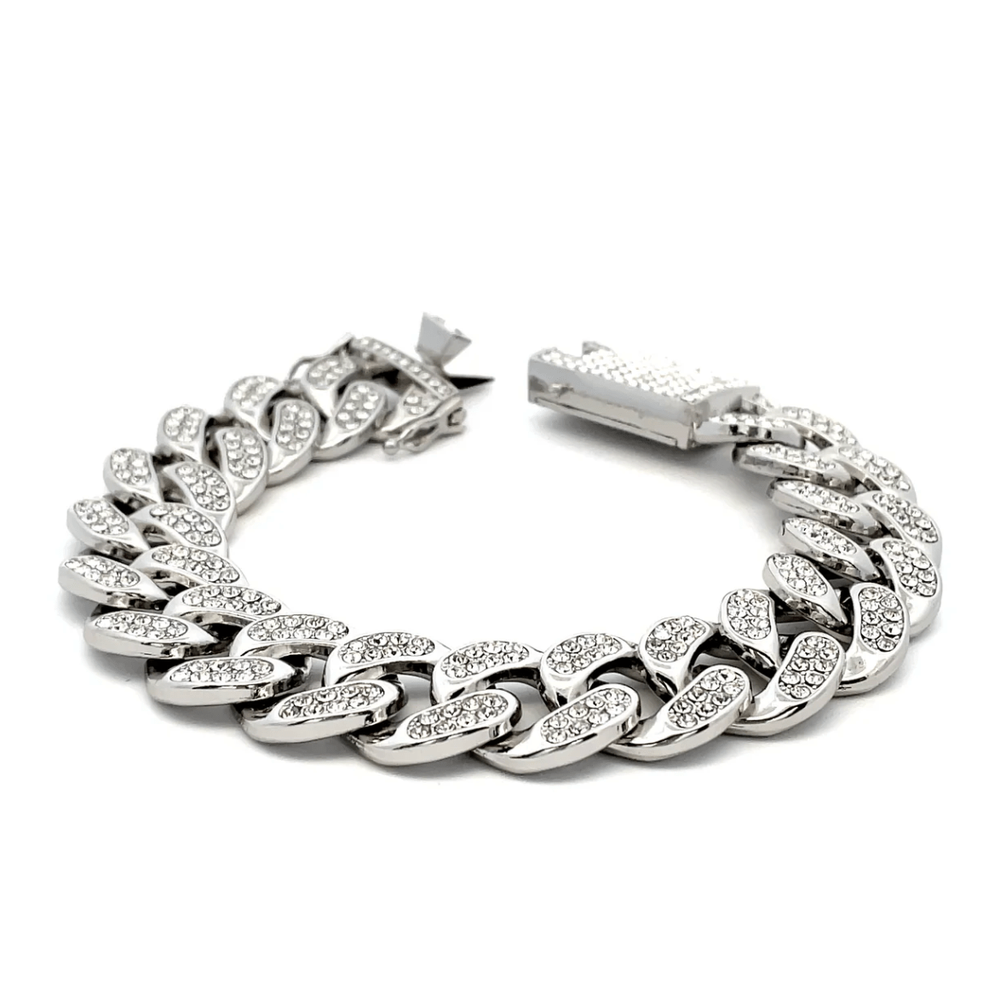 The One Jewelry Iced Out Diamond Bracelet - 8 Styles - Beauty Exchange Beauty Supply