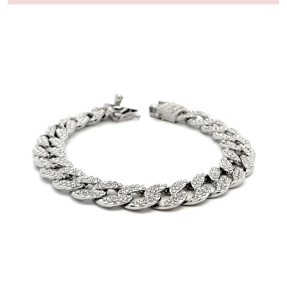 The One Jewelry Iced Out Diamond Bracelet - 8 Styles - Beauty Exchange Beauty Supply