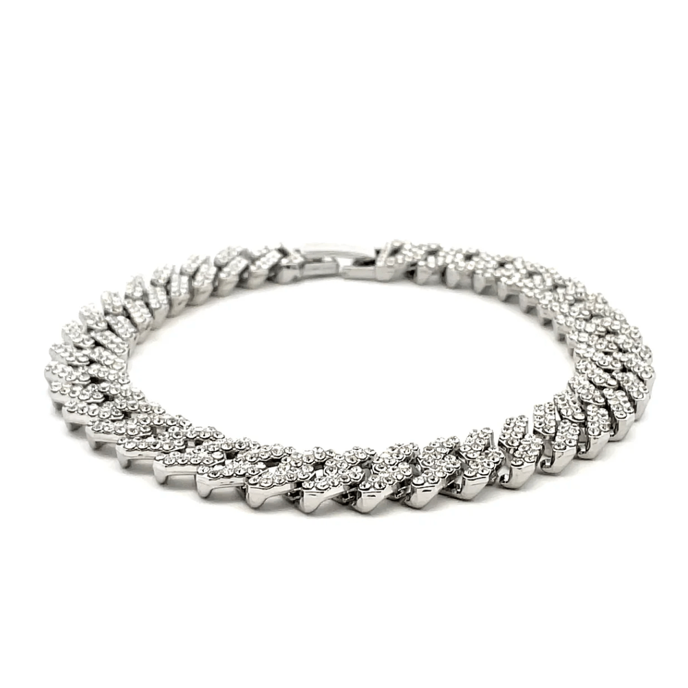 The One Jewelry Iced Out Diamond Bracelet - 8 Styles - Beauty Exchange Beauty Supply